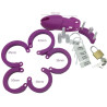 FUKR Cage de chasteté Silicone Bran 9 x 3cm Violette